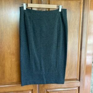 CABI Gray Mid Length Pencil Skirt Size 8 Excellent Condition!